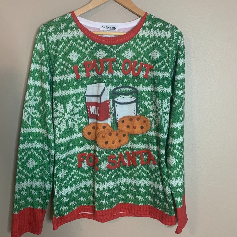 I Put Out for Santa-Long Sleaved Tee